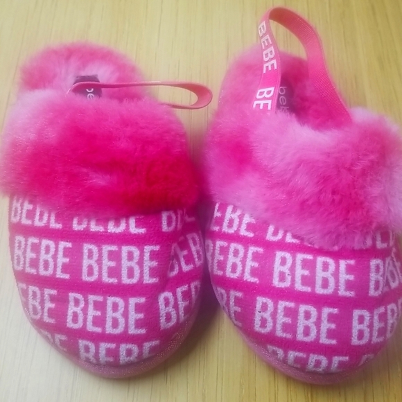 bebe Other - TODDLER BeBe brand slippers pink size 9/10